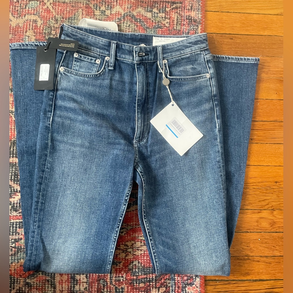 *NEVER WORN* RAG & BONE denim Flares size 28